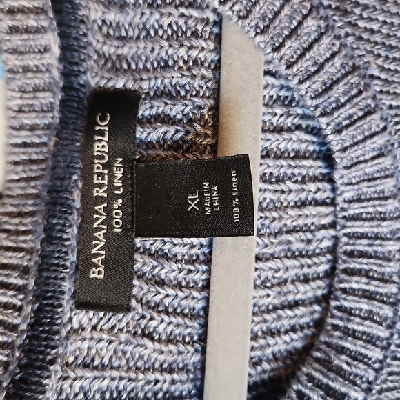 Banana Republic Blue Linen Sweater - Picture 10 of 13